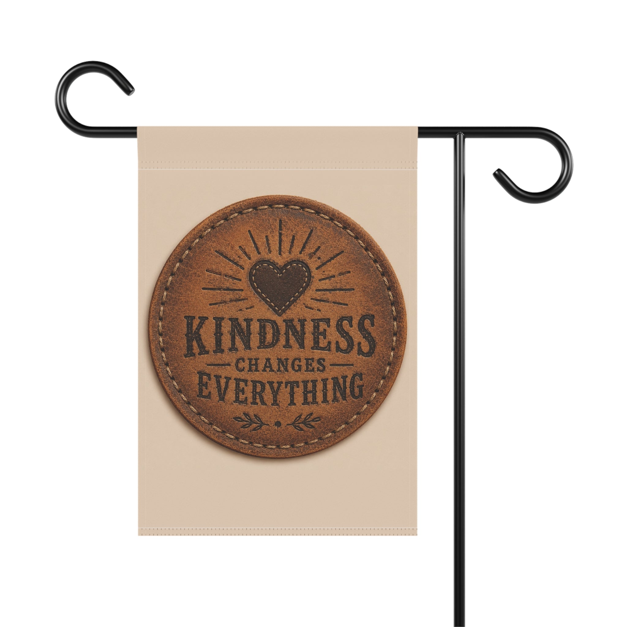Kindness Changes Everything Garden Flag | Inspirational Home & Garden Banner | Faith Freedom Creations