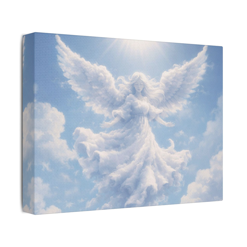 Angel Cloud Canvas — Peaceful Heavenly Angel Wall Art