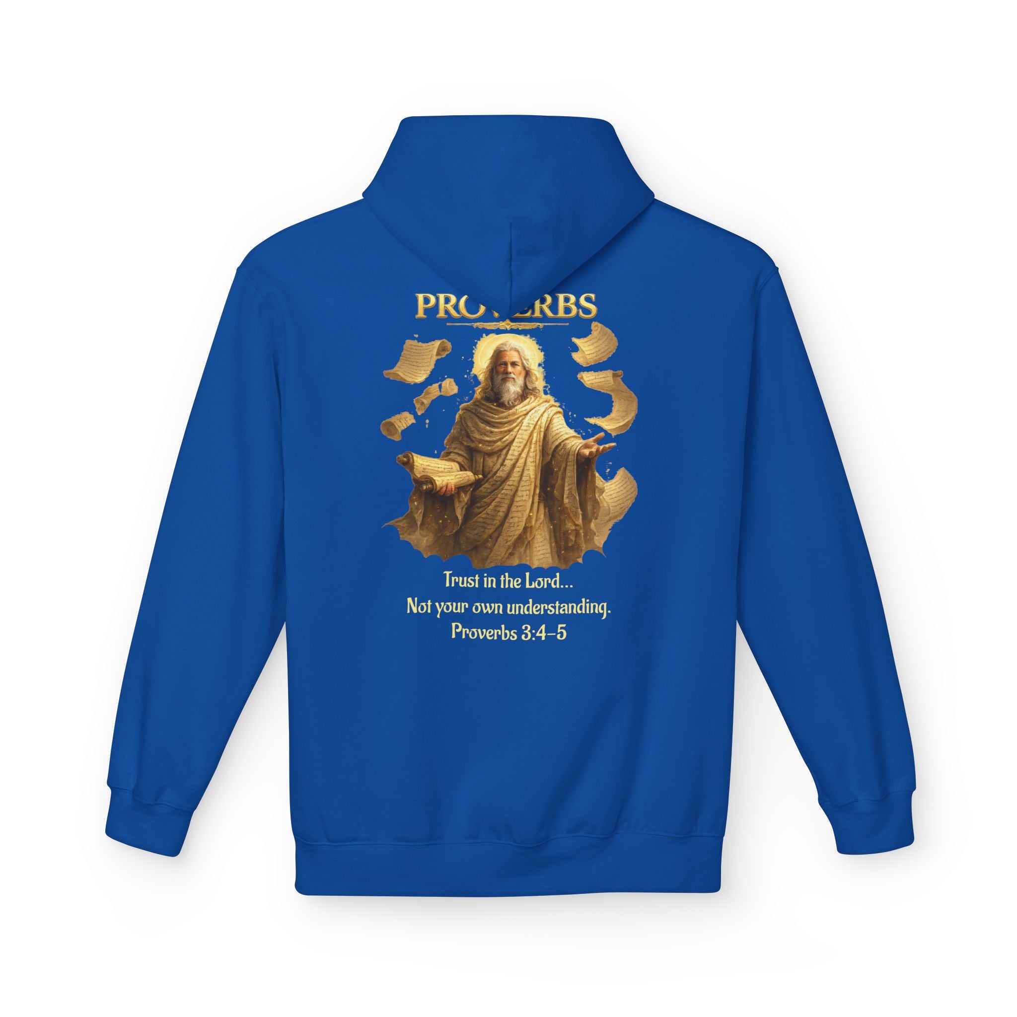 Proverbs “Trust in the Lord” Hoodie – Christian Scripture Pullover | Proverbs 3:5 Faith Sweatshirt