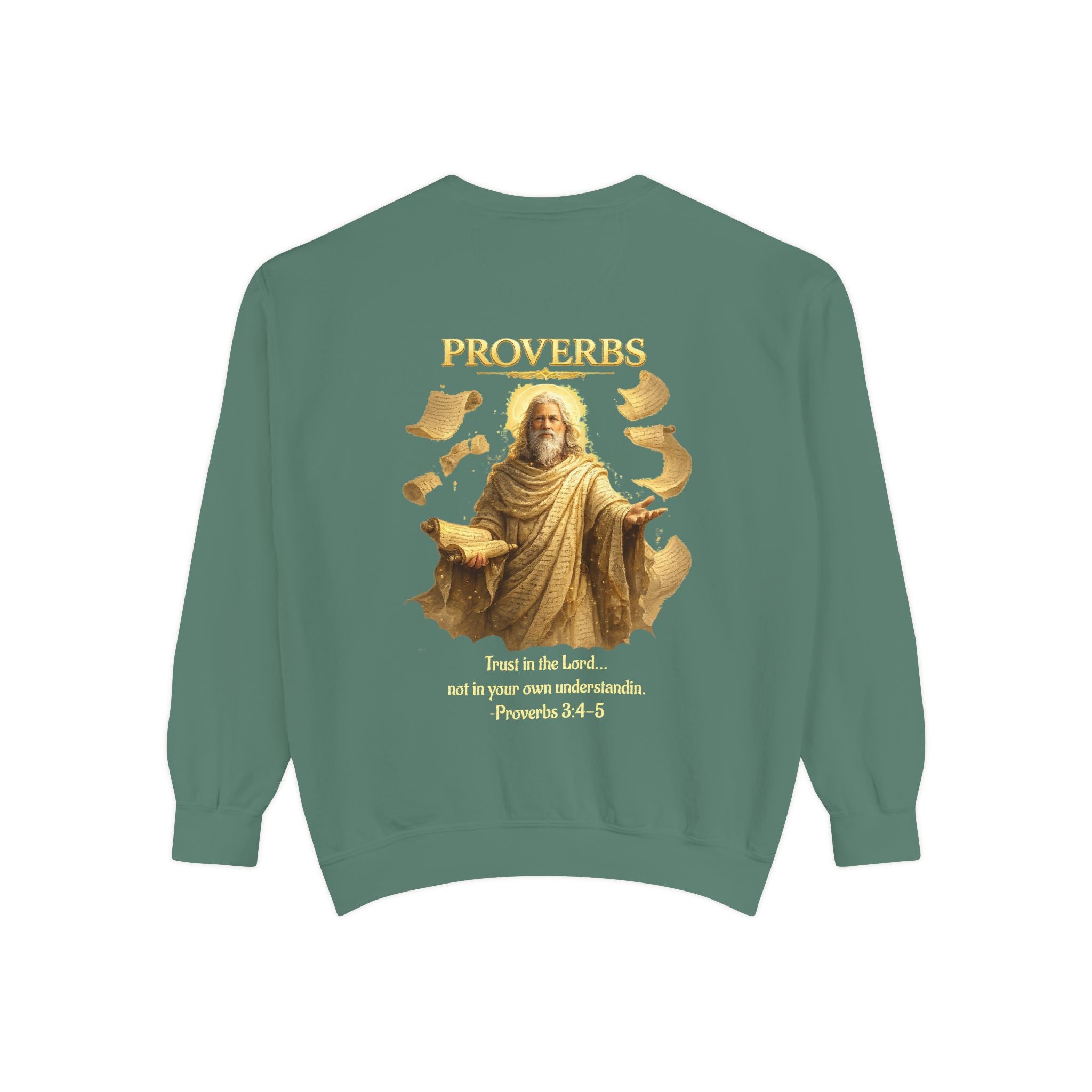 Proverbs Scripture Sweatshirt | Biblical Quote Christian Pullover | Inspirational Faith Crewneck