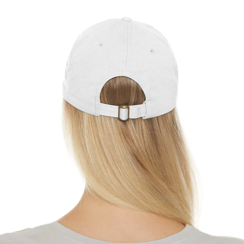 Walk Humbly Leather Patch Dad Hat | Micah 6:8 Christian Outdoor Cap | Faith Freedom Creations