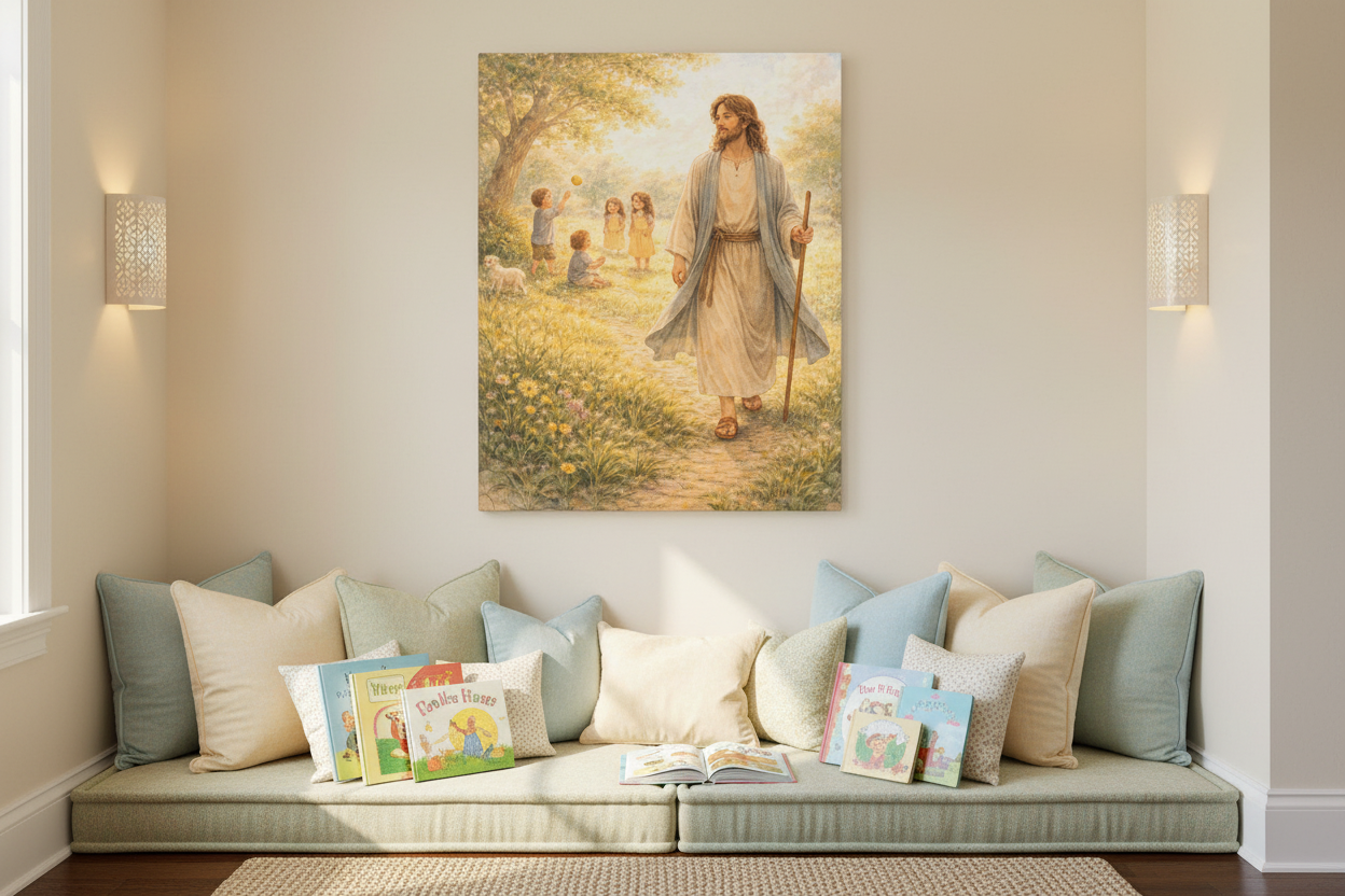 Walking Among Us Canvas — The Good Shepherd (John 10:11)