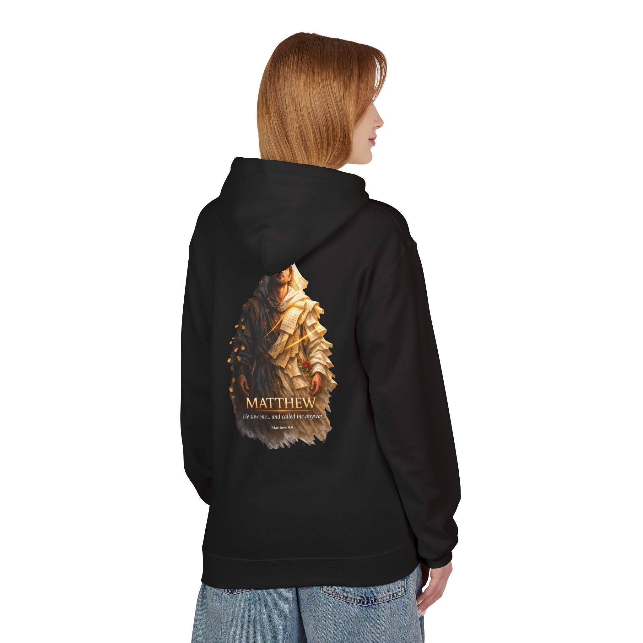 Matthew Gospel Hoodie | Inspirational Christian Faith Hoodie | Scripture Inspired Pullover