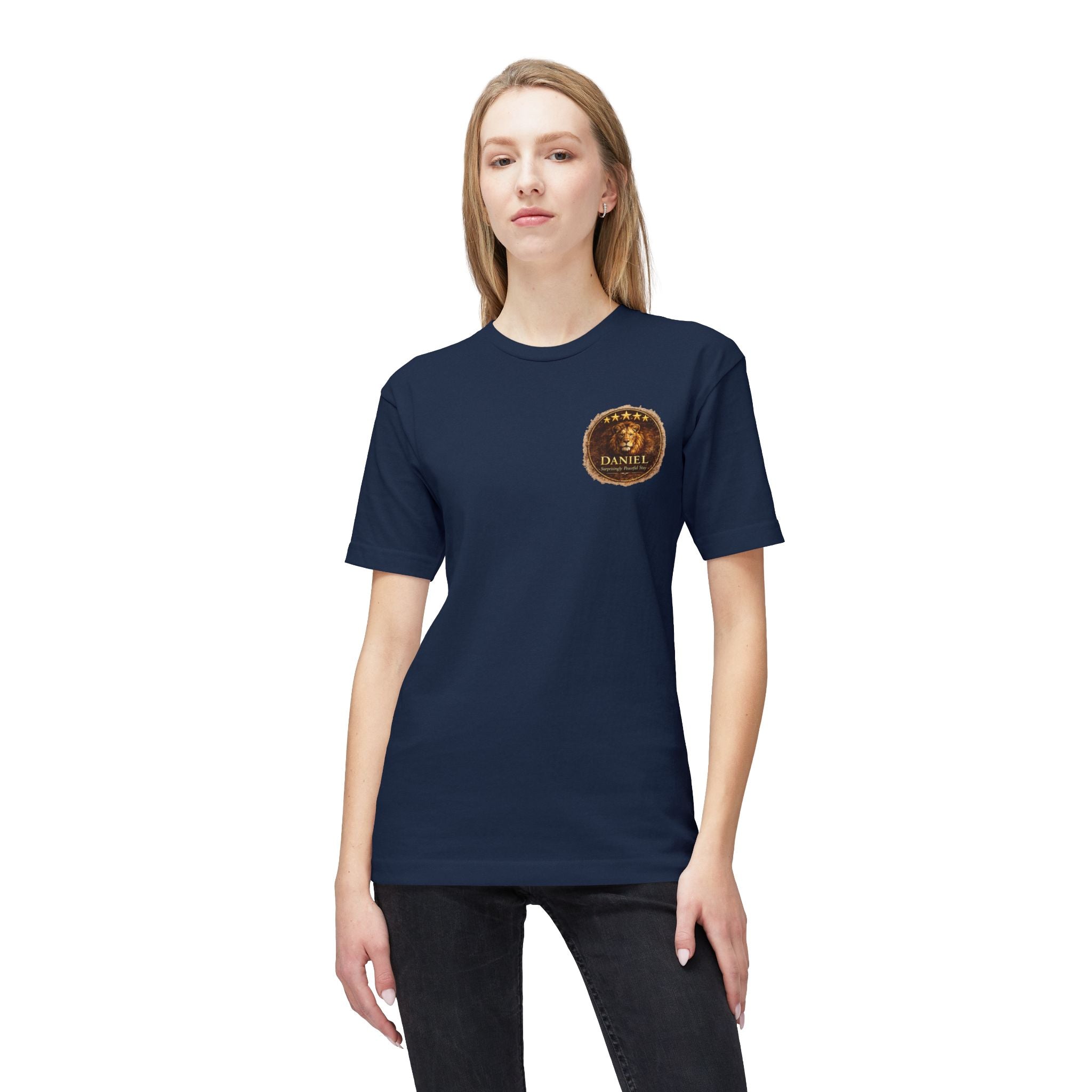 Daniel Review "Stay" Christian T-Shirt — Faith-Based Lion Design