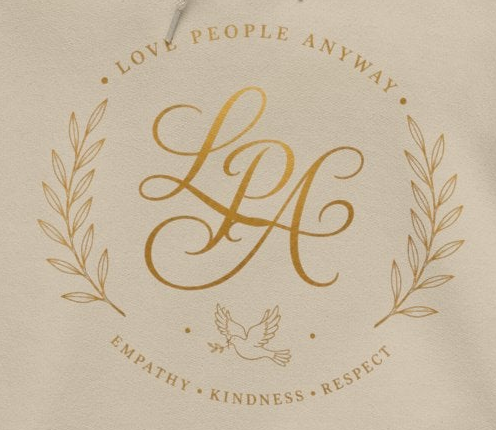 Love People Anyway Hoodie | Inspirational Christian Hooded Sweatshirt | Faith Freedom Creations