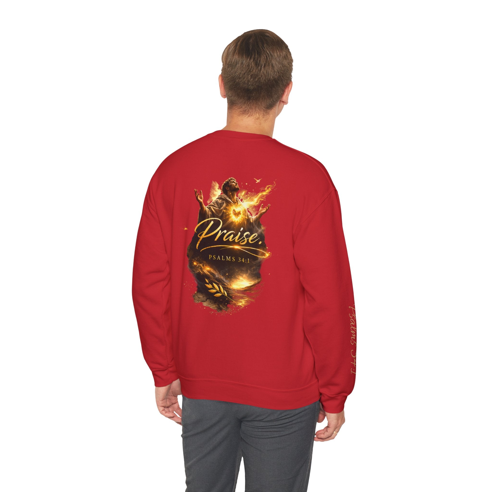 Praise Psalm 150 Sweatshirt | Christian Faith Crewneck Pullover | Inspirational Worship Apparel