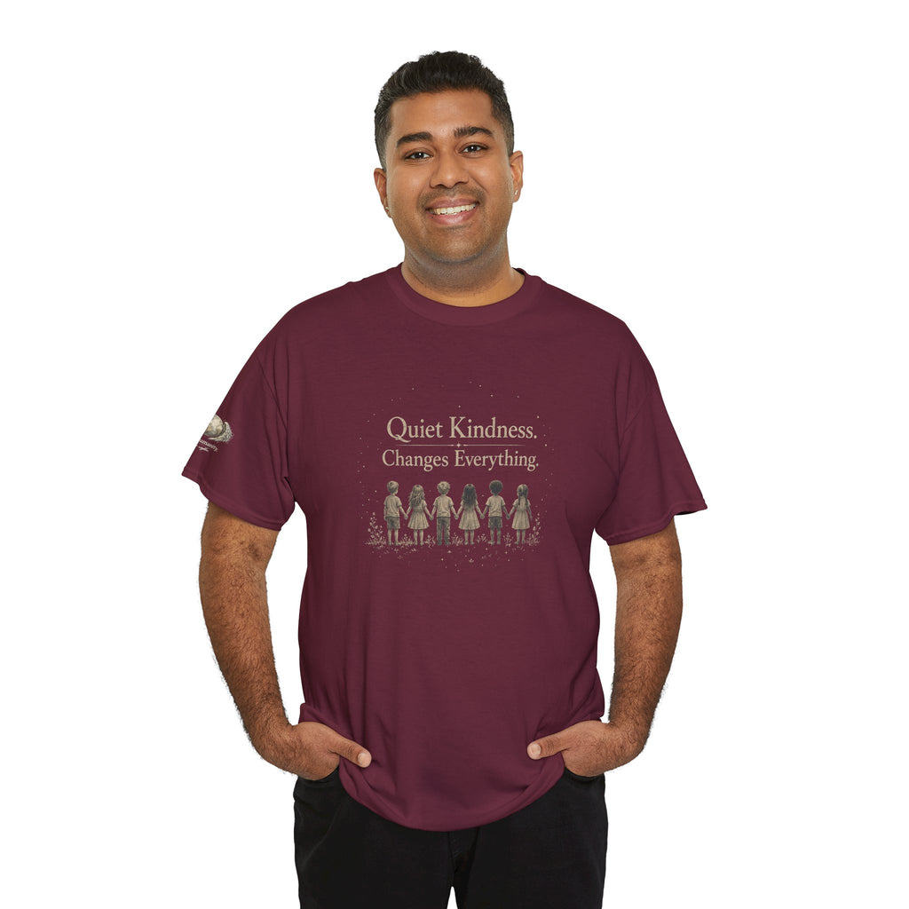 Kindness Graphic Tee – “Quiet Kindness Changes Everything” Inspirational T-Shirt