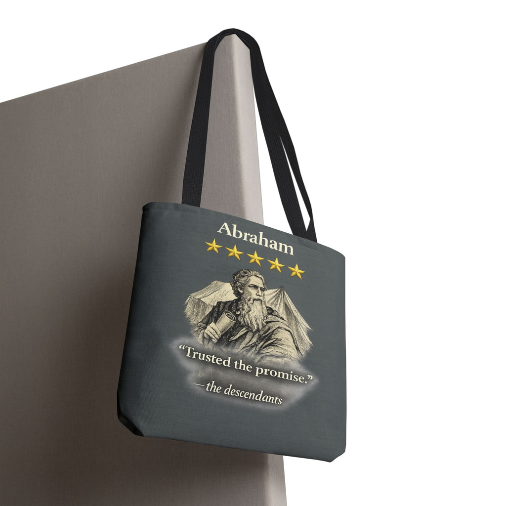Abraham – Tote Bag | “Trusted the Promise” Patriarch Graphic – Five-Star Faith Series
