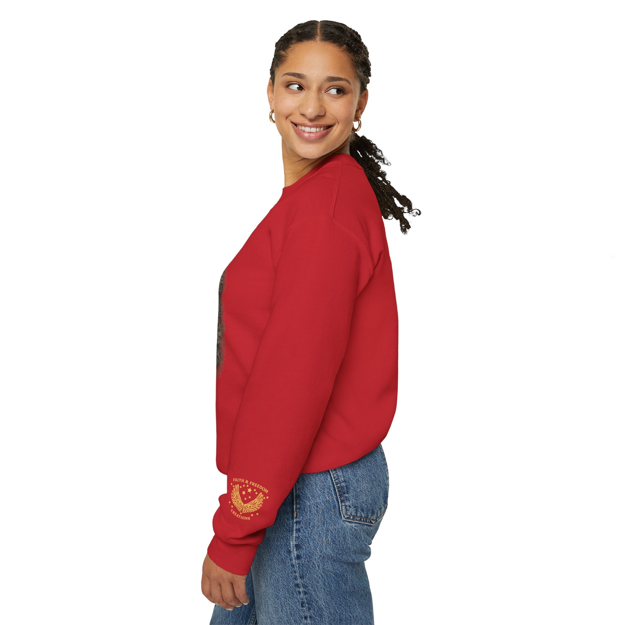 Noah – Crewneck Sweatshirt | “Ark Cruise Liner” Vintage Illustration – Five-Star Faith Series