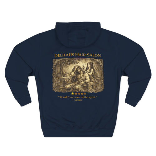 Delilah’s Salon – Hoodie | Vintage Review Graphic – Five-Star Faith Series