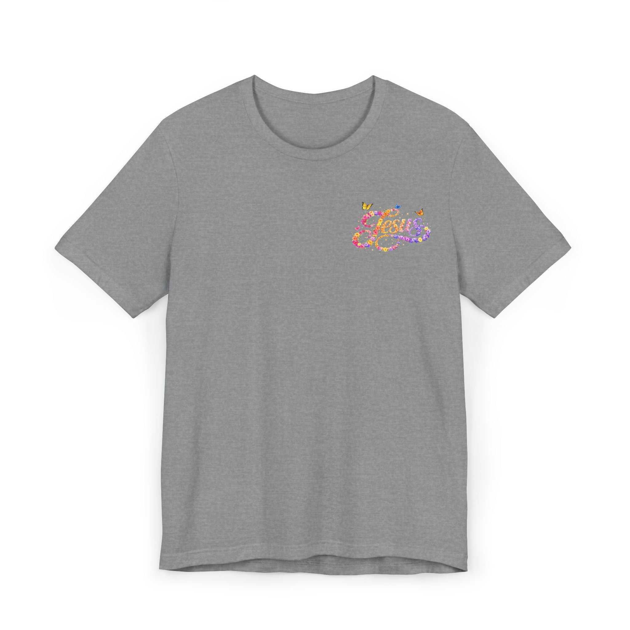 Floral Jesus Women's T-Shirt – Christian Faith Floral Tee | Inspirational Women's Shirt