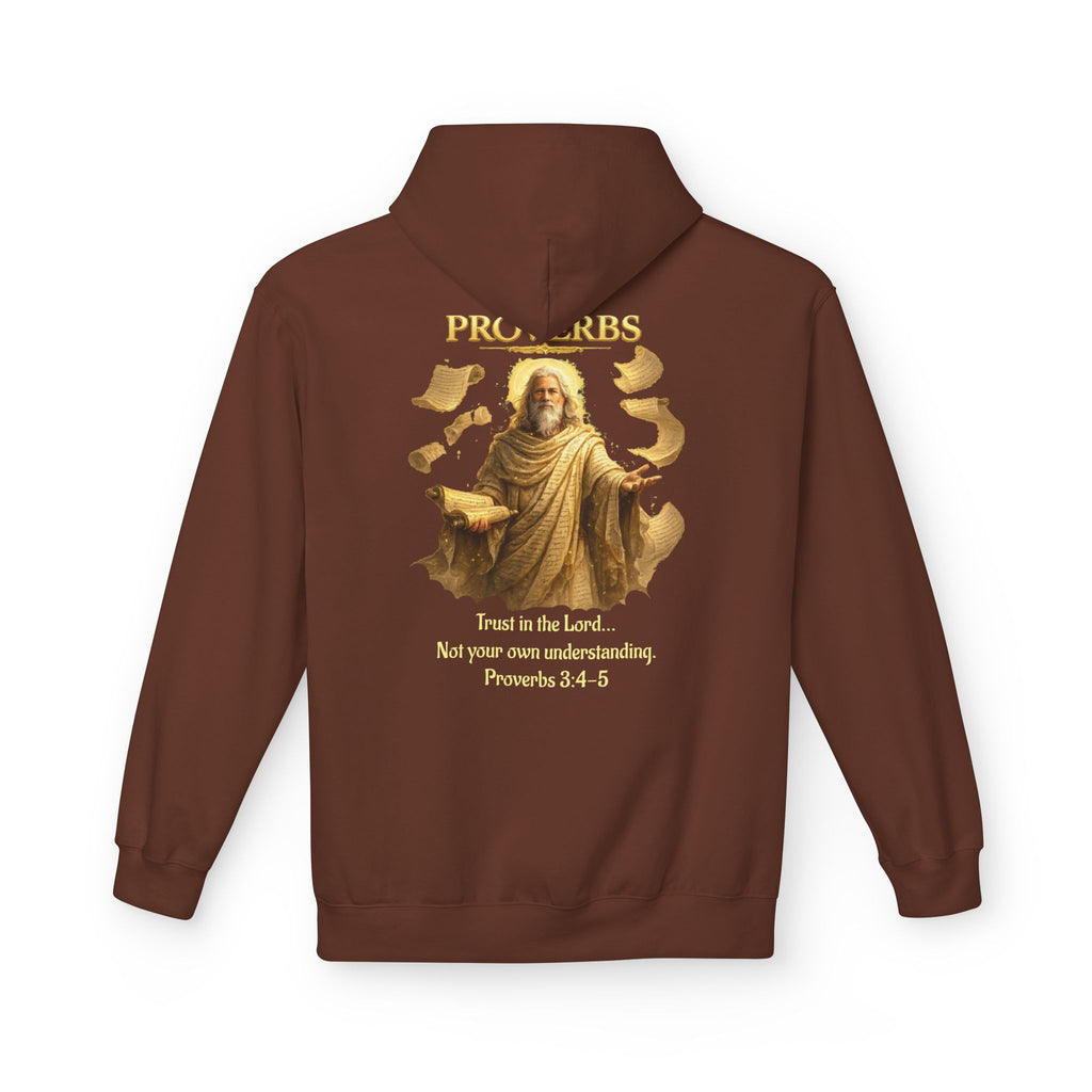 Proverbs “Trust in the Lord” Hoodie – Christian Scripture Pullover | Proverbs 3:5 Faith Sweatshirt