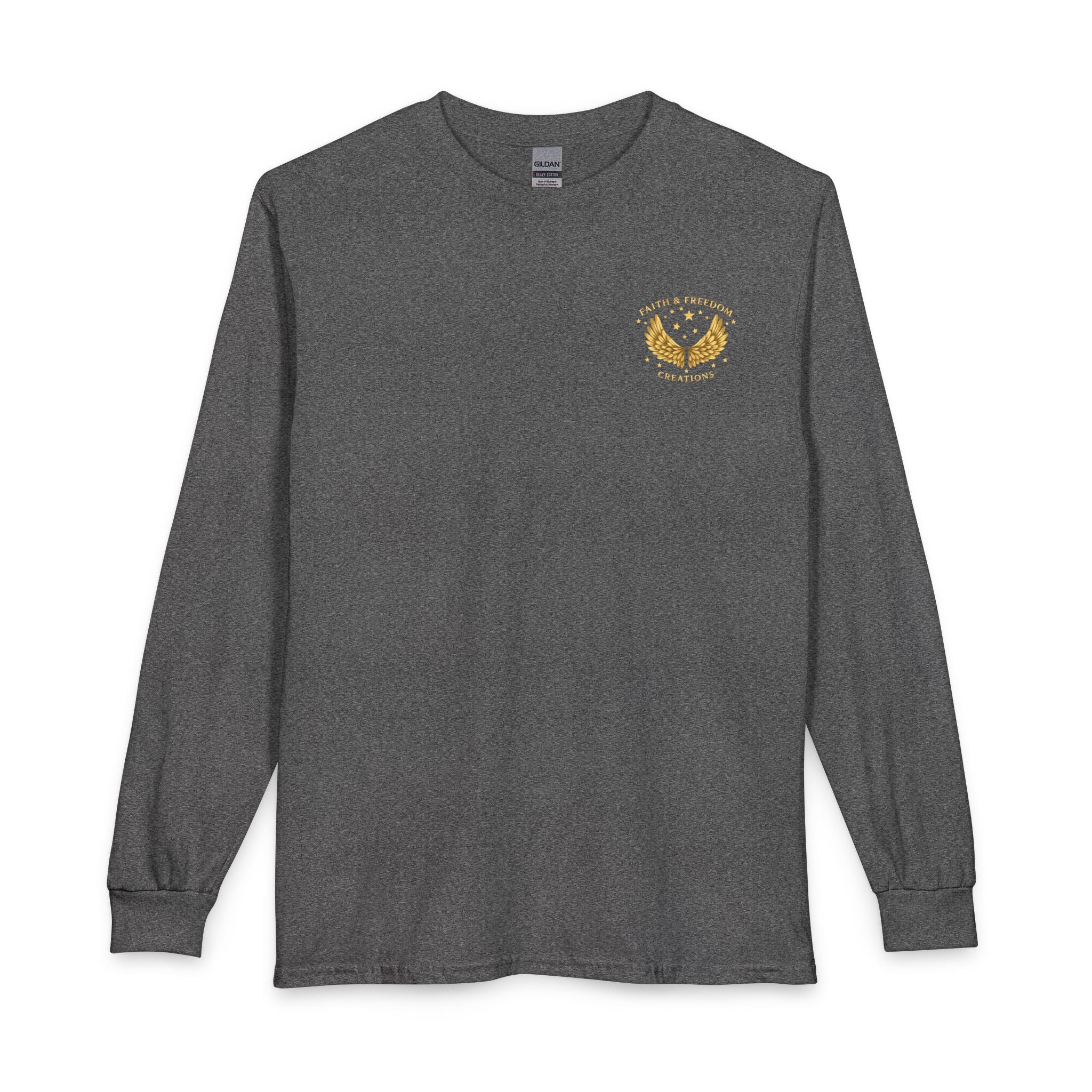 Abraham – Long Sleeve Tee | “Trusted the Promise” Faith Graphic – Five-Star Faith Series