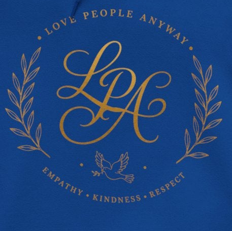 Love People Anyway Hoodie | Inspirational Christian Hooded Sweatshirt | Faith Freedom Creations