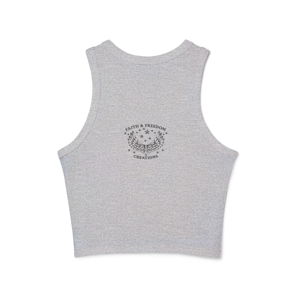Peter – Racer Tank | “Loving Review by Jesus” 5-Star Graphic – Five-Star Faith Series