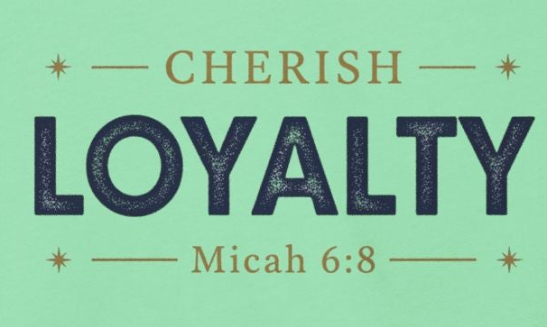 Cherish Loyalty – Women’s Racerback Tank | Inspirational Faith Graphic