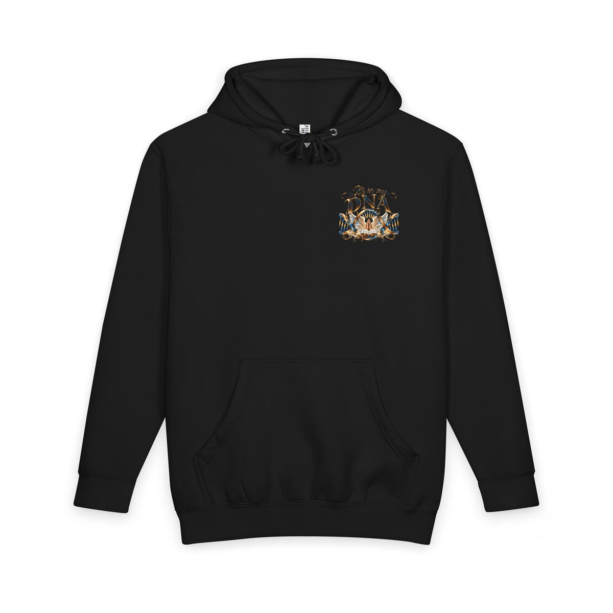 It's in My DNA Christian Hoodie | Heavyweight Faith Pullover with Bible & Praying Hands
