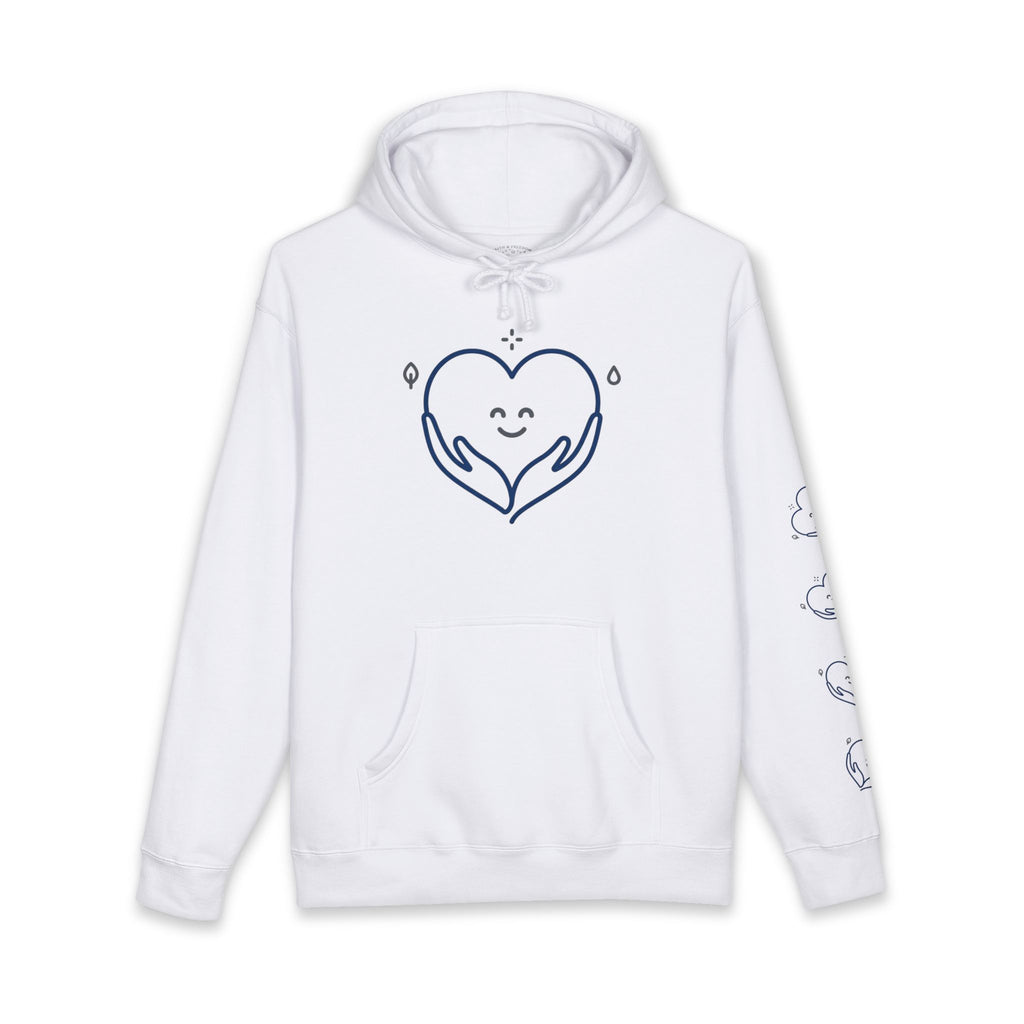 Kindness Changes Everything Hoodie – Heart Hands Graphic Inspirational Pullover