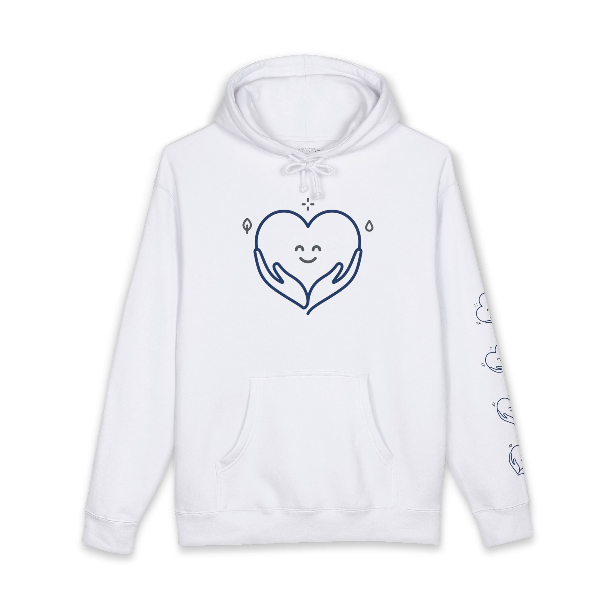 Kindness Changes Everything Hoodie – Heart Hands Graphic Inspirational Pullover