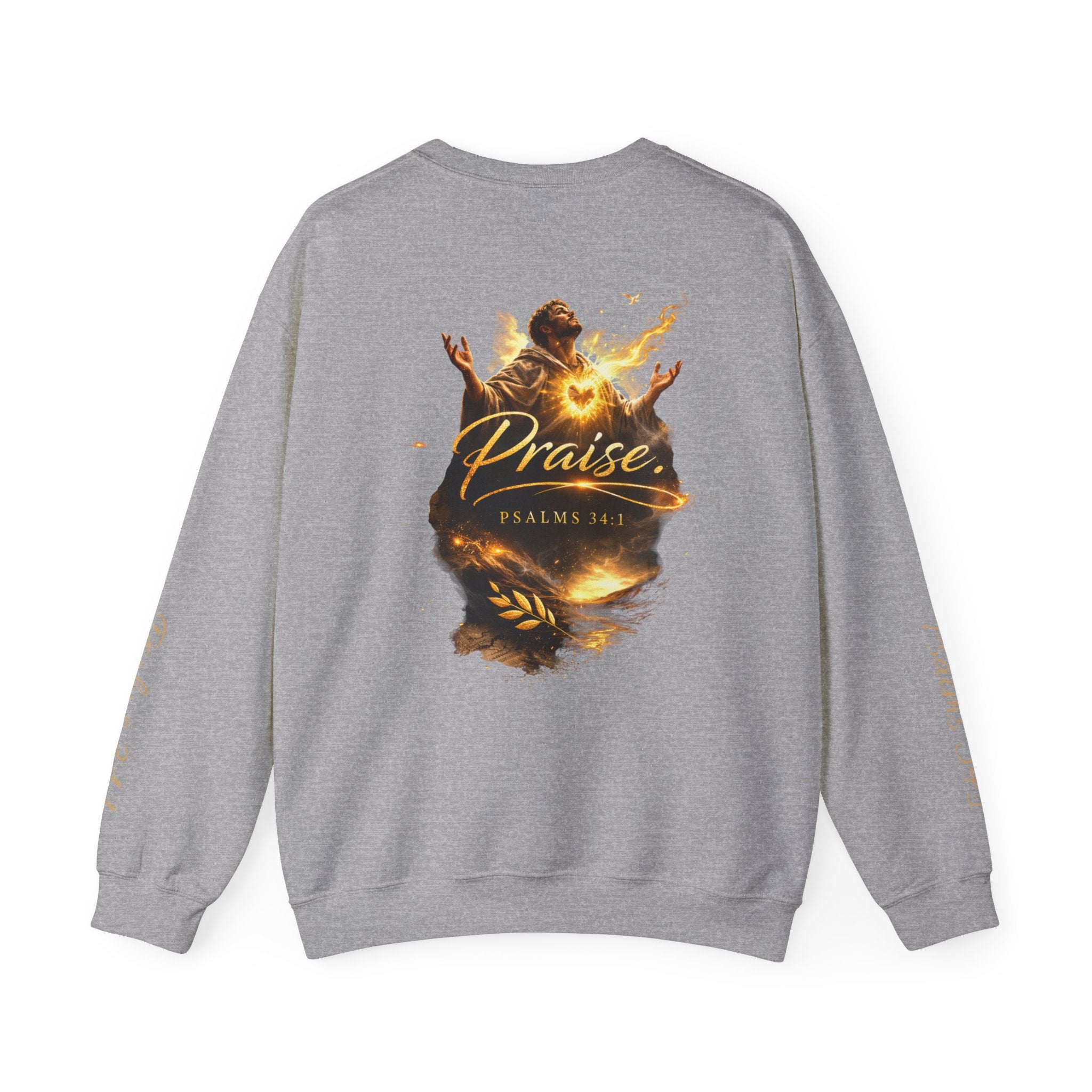 Praise Psalm 150 Sweatshirt | Christian Faith Crewneck Pullover | Inspirational Worship Apparel