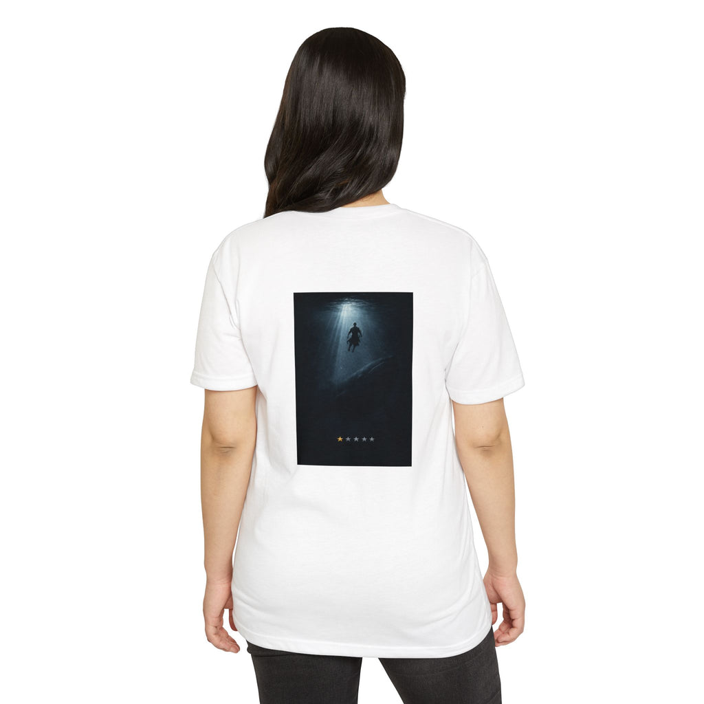 Jonah – Back Print T-Shirt | Atmospheric Deep Sea Graphic – Five-Star Faith Series