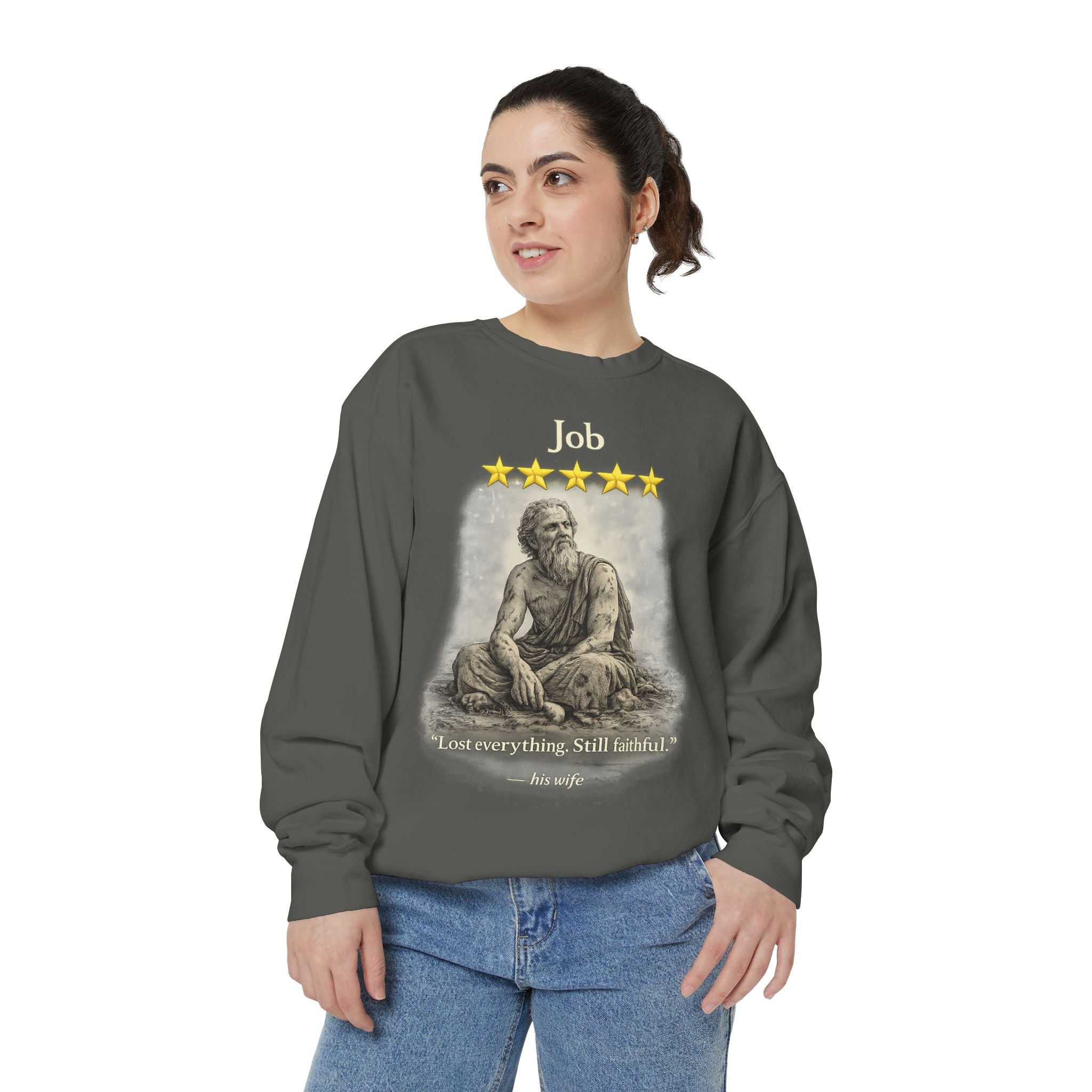 Faithful Through It All Sweatshirt — "I Lost Everything, Still Faithful" Christian Pullover-⭐ Five-Star Faith Series⭐