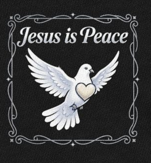 Jesus Is Peace Christian Sweatshorts | Dove Faith Lounge Shorts | Cozy Christian Apparel