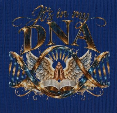 It's in My DNA Christian Pom Pom Beanie | Faith Winter Hat | Faith Freedom Creations
