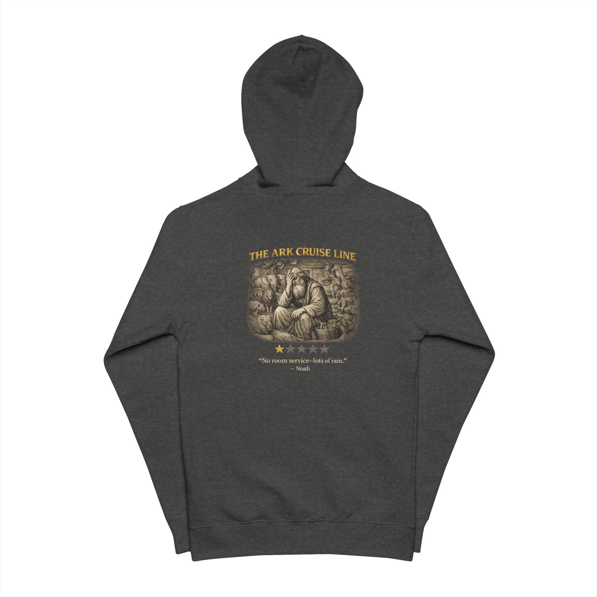 Noah's Ark 'The Ark Cruise Line' Vintage Zip-Up Hoodie — Five-Star Faith Series