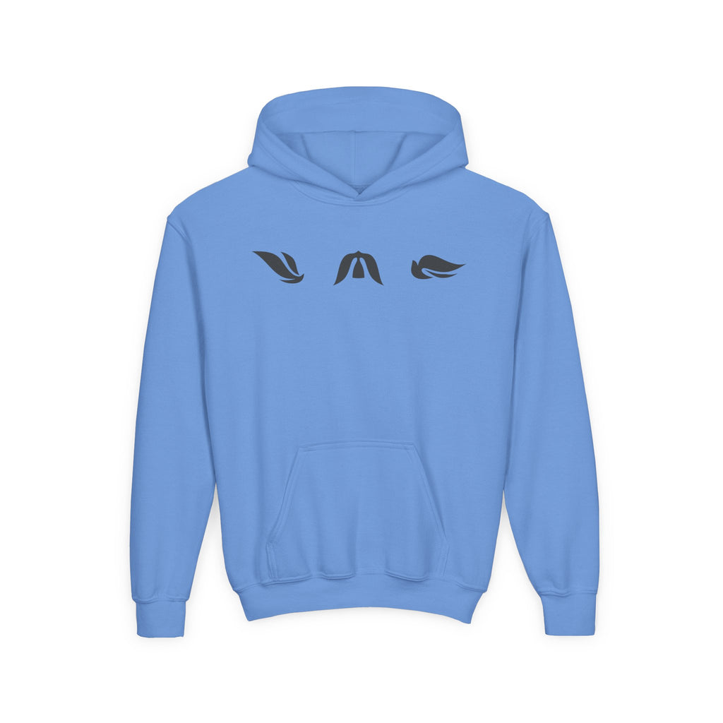 Youth “The Lord is My Light & Salvation” Hoodie – Psalm 27 Christian Kids Sweatshirt