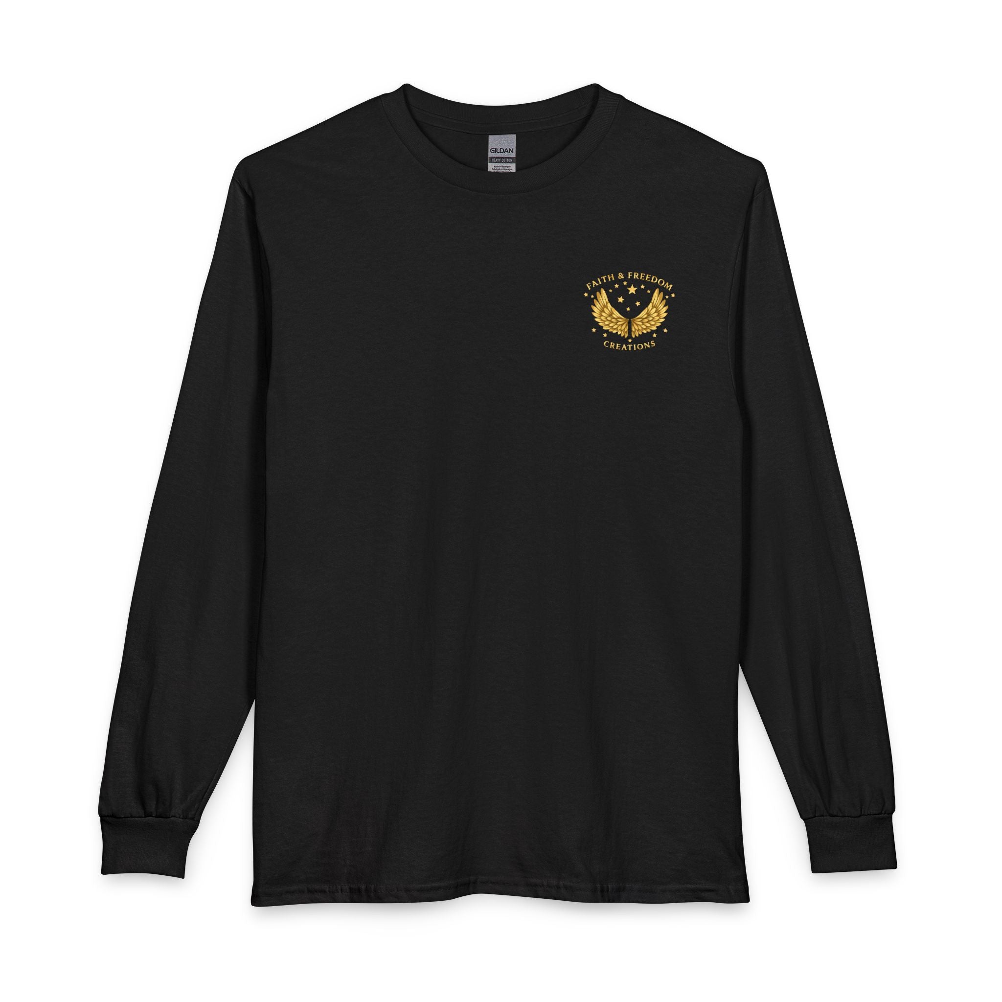 Abraham – Long Sleeve Tee | “Trusted the Promise” Faith Graphic – Five-Star Faith Series