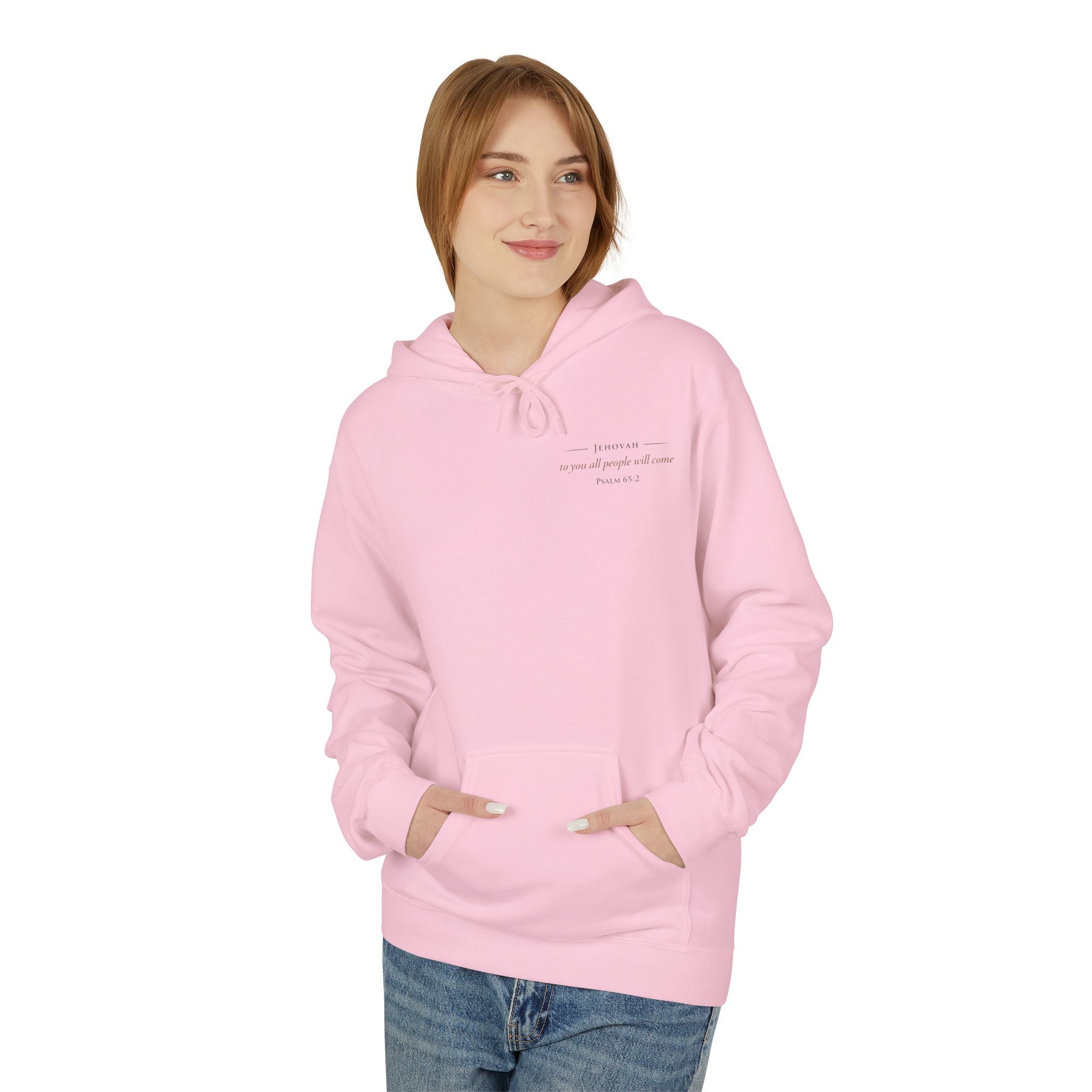 Prayer Hoodie – “O Hearer of Prayer” Psalm 65:2 Christian Pullover | Faith & Freedom Creations