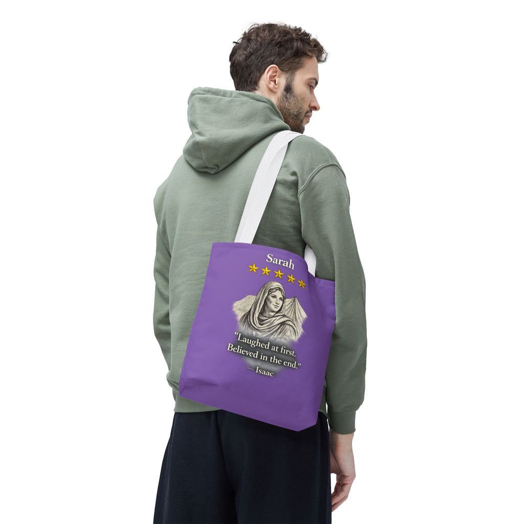 Sarah – Personalized Tote Bag | “Laughed at First. Believed in the End.” Review – Five-Star Faith Series