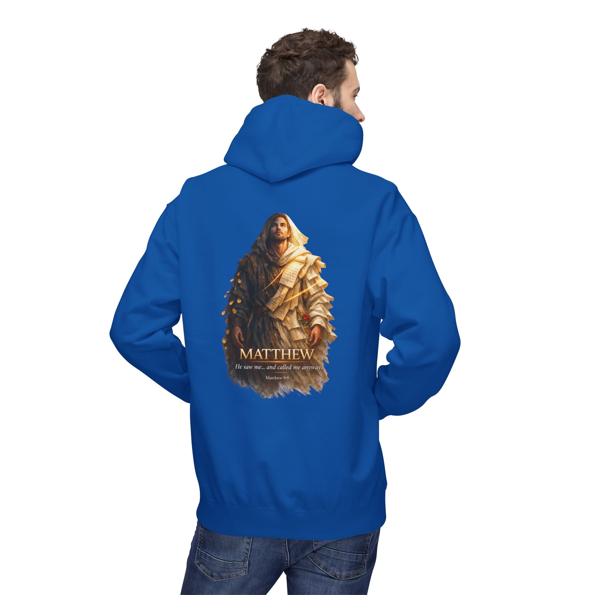 Matthew Gospel Hoodie | Inspirational Christian Faith Hoodie | Scripture Inspired Pullover