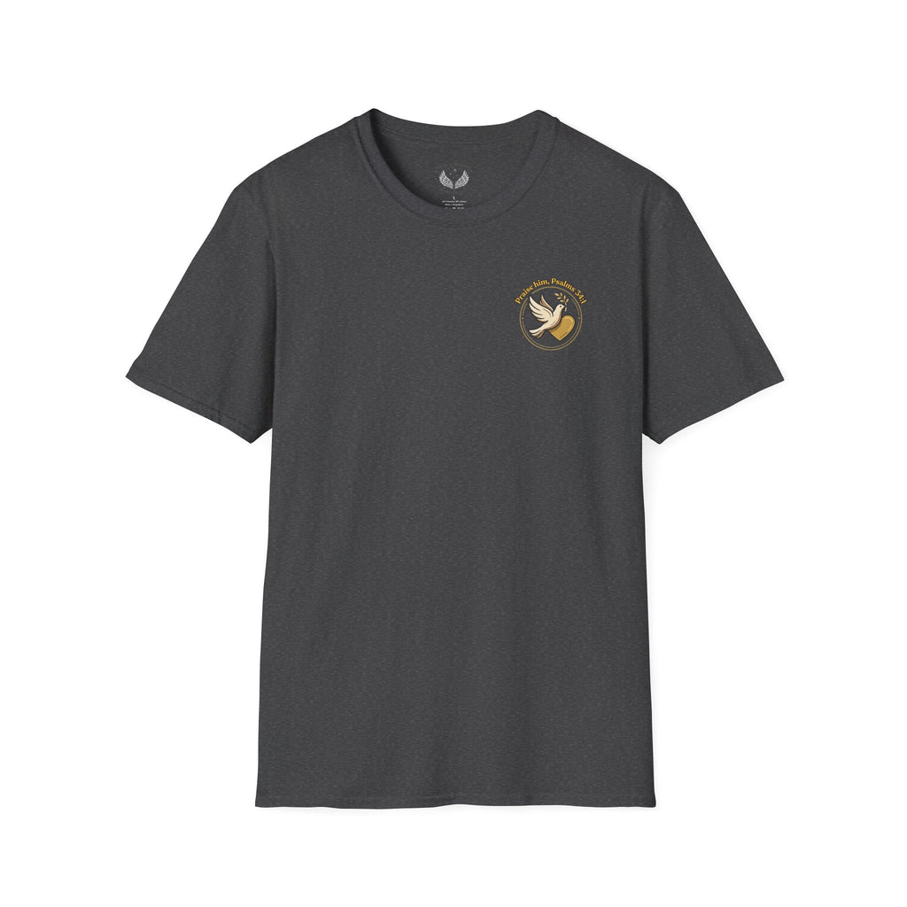 Dove of Peace Pocket T-Shirt | Pray Love Remember Christian Tee | Faith Freedom Creations