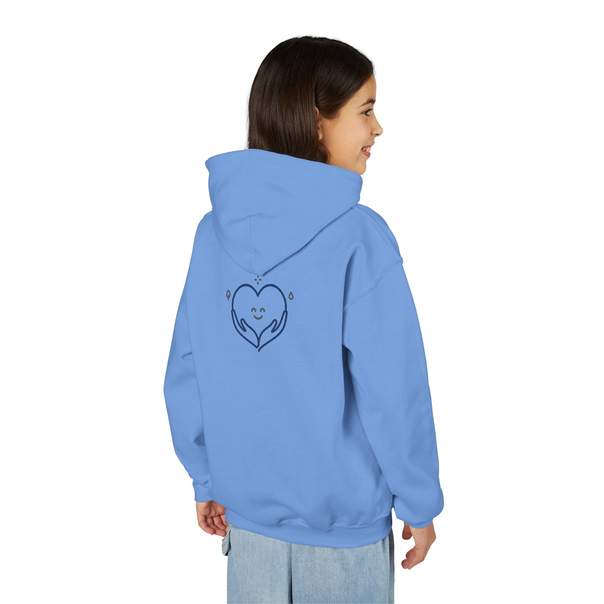Youth Hoodie – “Kindness Changes Everything” Inspirational Kids Pullover