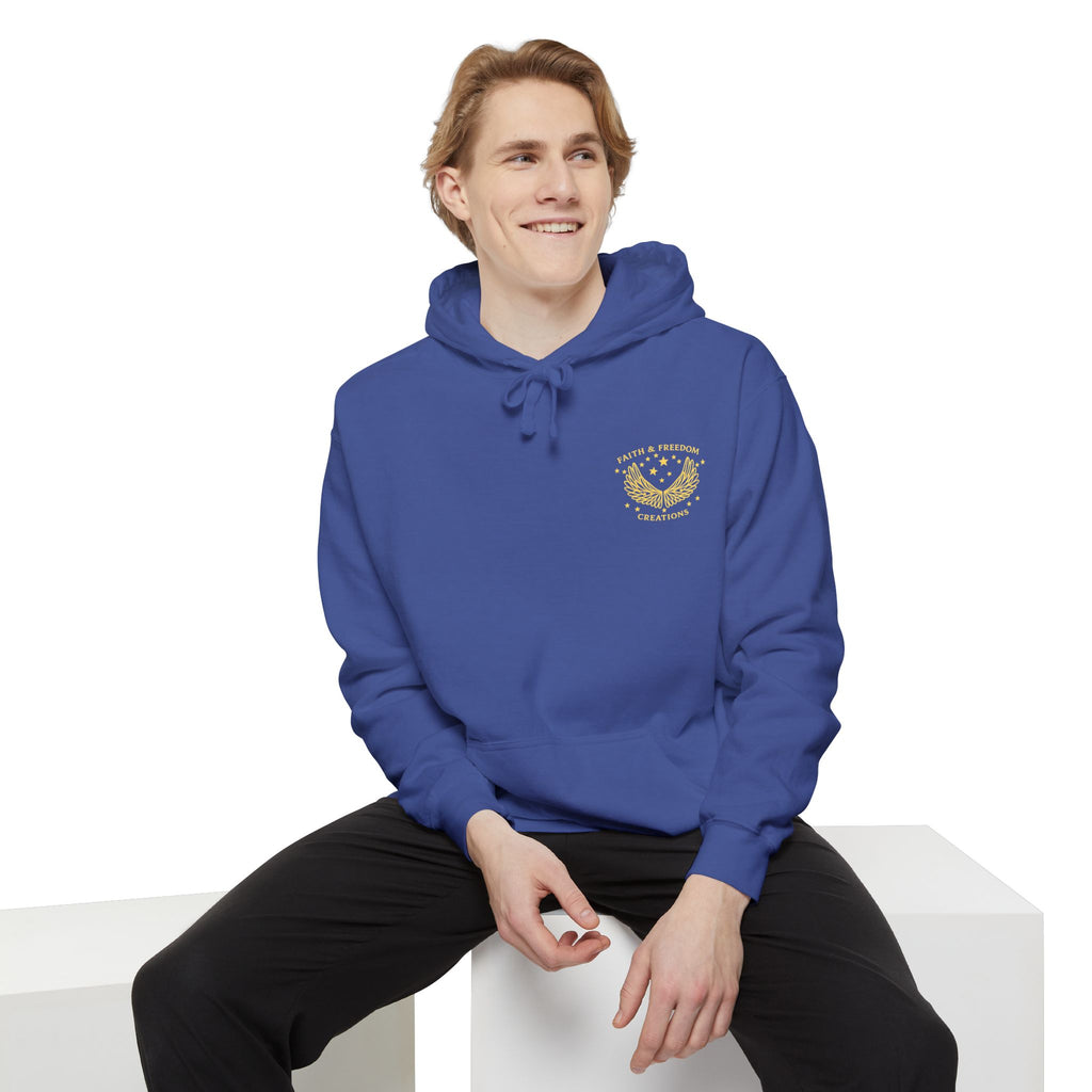 Manna Catering Co. – Hoodie | “Manna Review” Vintage Graphic – Five-Star Faith Series