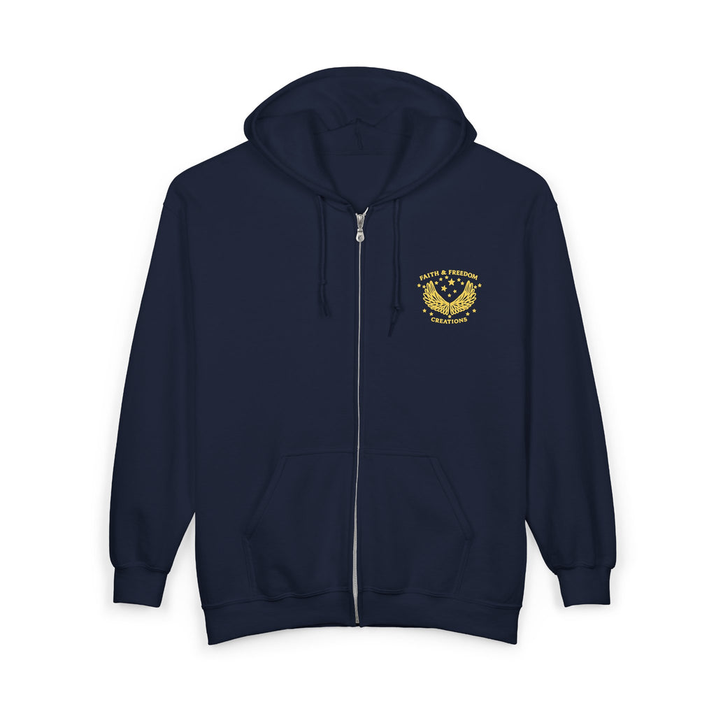Daniel – Full-Zip Hoodie | Lion’s Den Vintage Graphic – Five-Star Faith Series