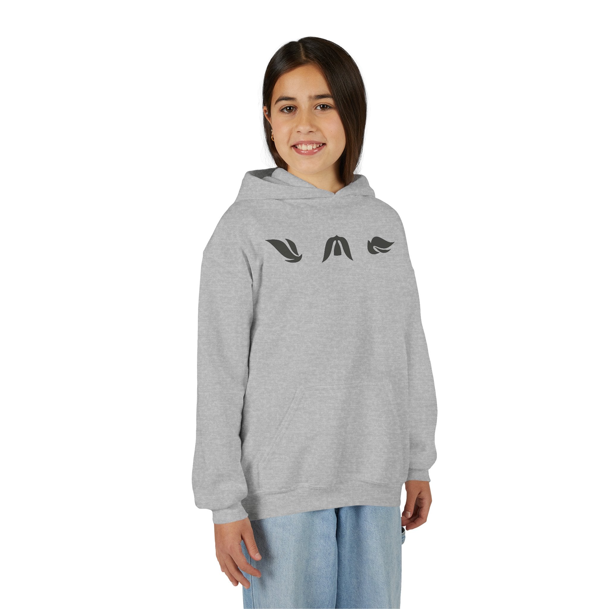 Youth “The Lord is My Light & Salvation” Hoodie – Psalm 27 Christian Kids Sweatshirt