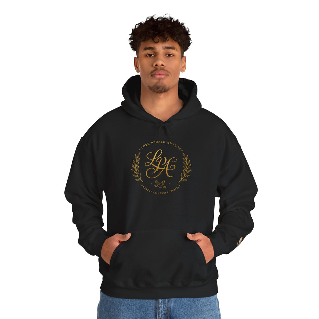 Love People Anyway Hoodie | Inspirational Christian Hooded Sweatshirt | Faith Freedom Creations