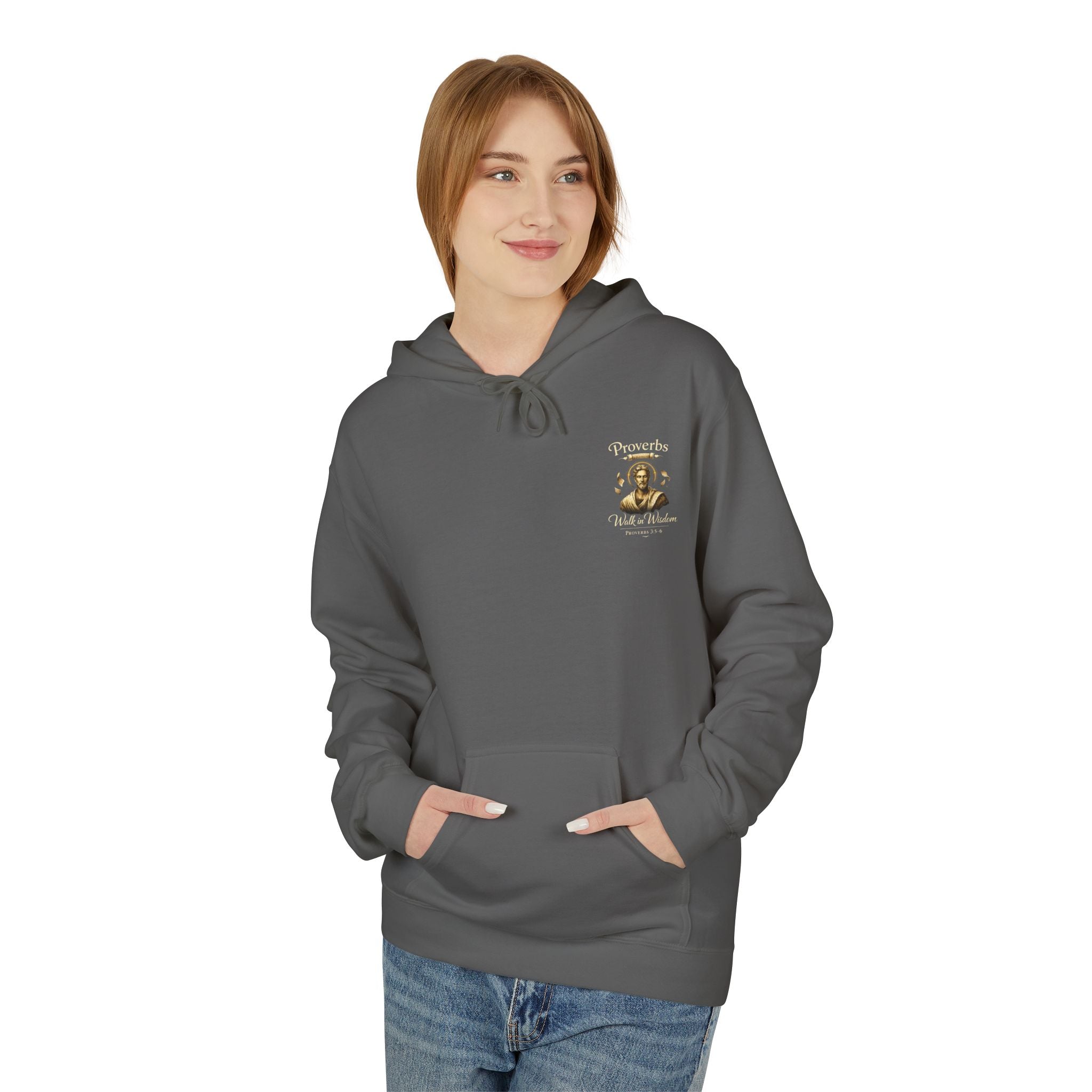 Proverbs “Trust in the Lord” Hoodie – Christian Scripture Pullover | Proverbs 3:5 Faith Sweatshirt