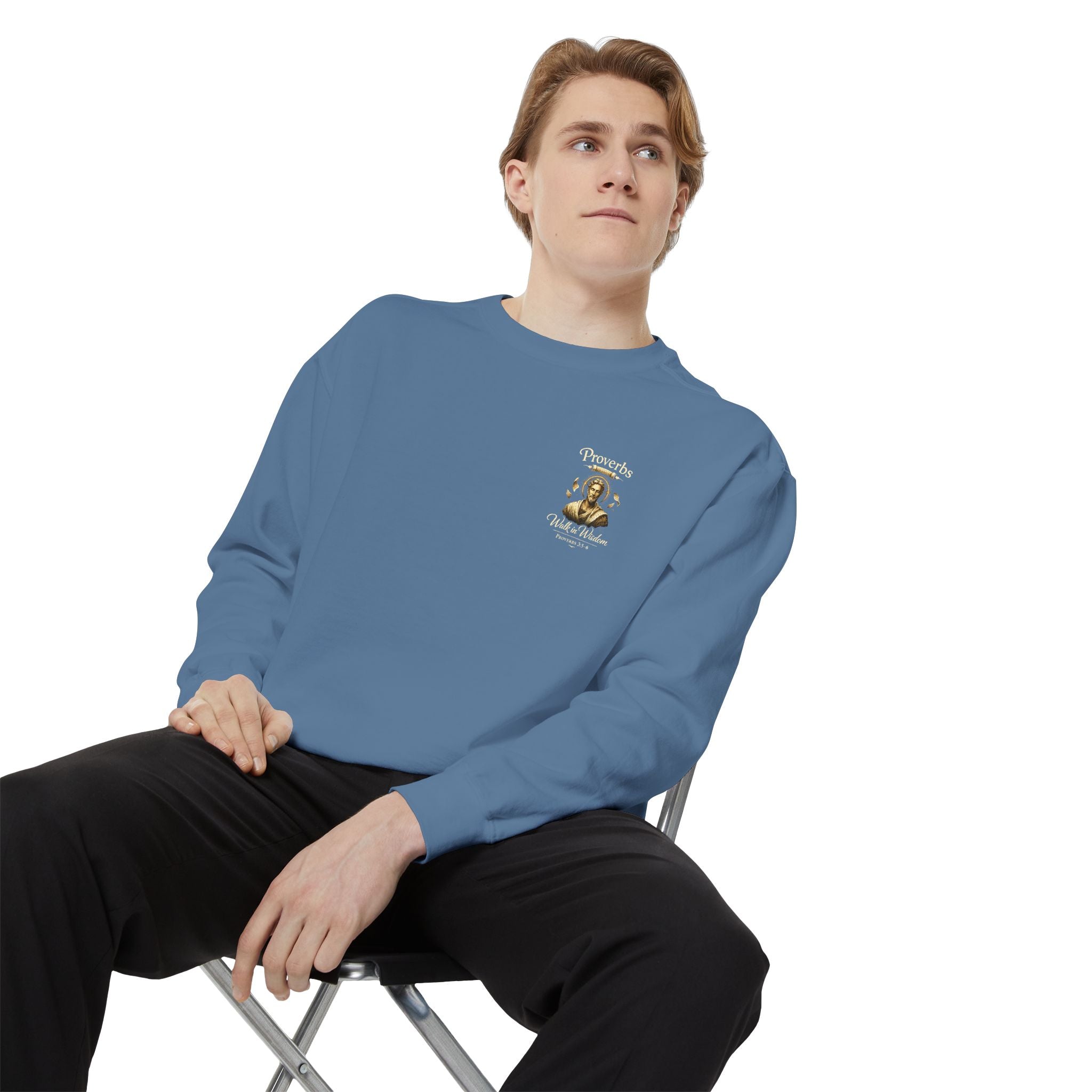 Proverbs Scripture Sweatshirt | Biblical Quote Christian Pullover | Inspirational Faith Crewneck