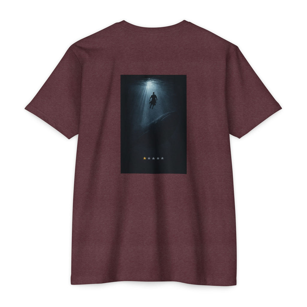 Jonah – Back Print T-Shirt | Atmospheric Deep Sea Graphic – Five-Star Faith Series