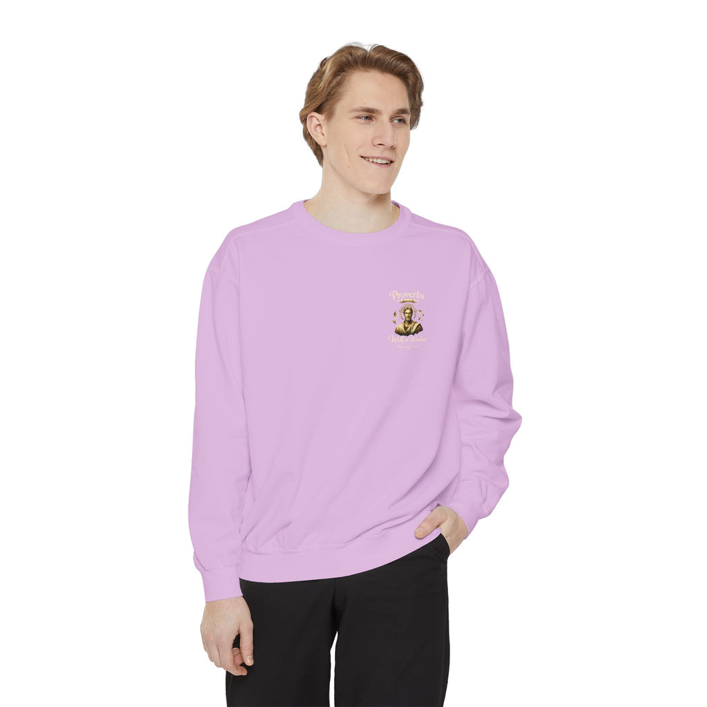 Proverbs Scripture Sweatshirt | Biblical Quote Christian Pullover | Inspirational Faith Crewneck