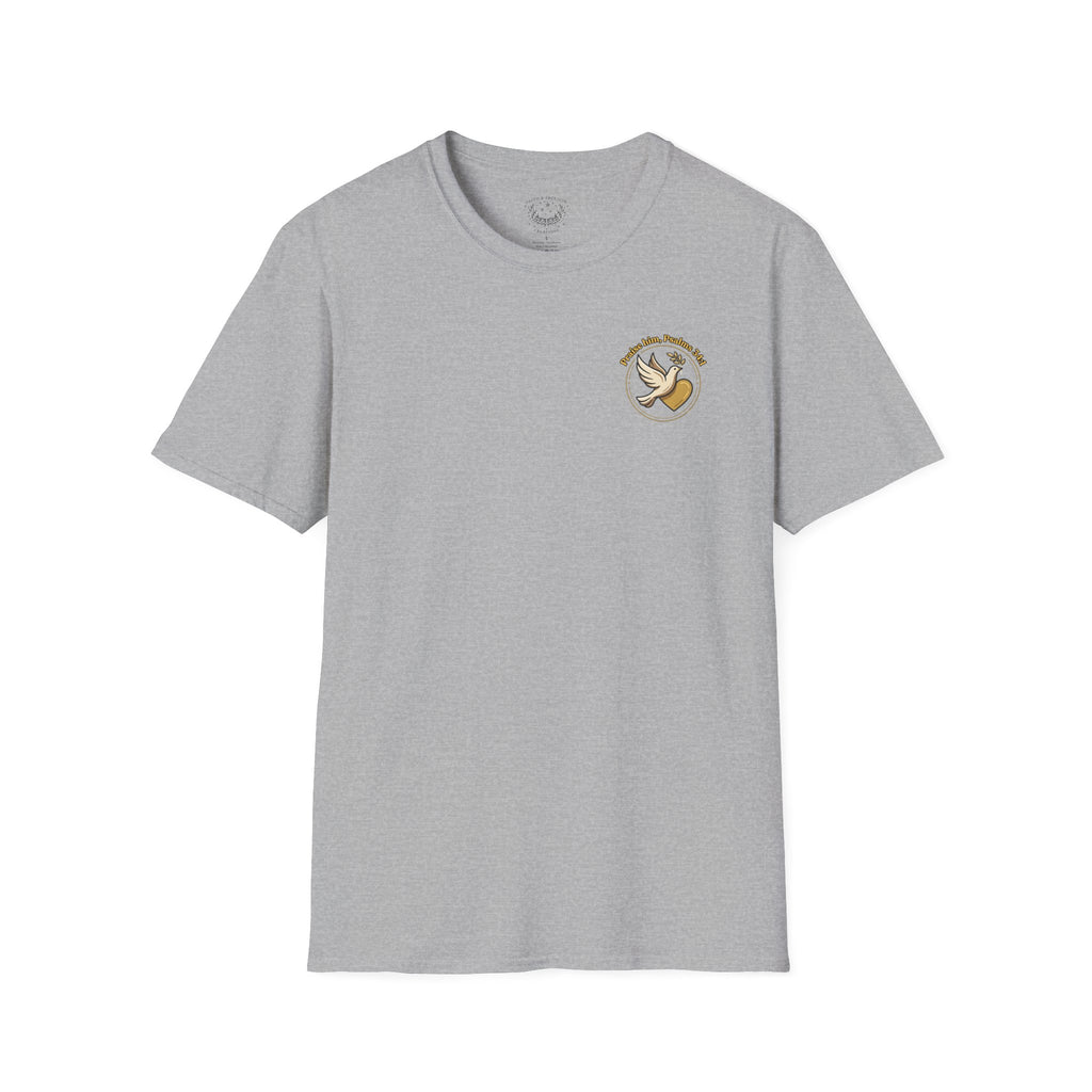 Dove of Peace Pocket T-Shirt | Pray Love Remember Christian Tee | Faith Freedom Creations
