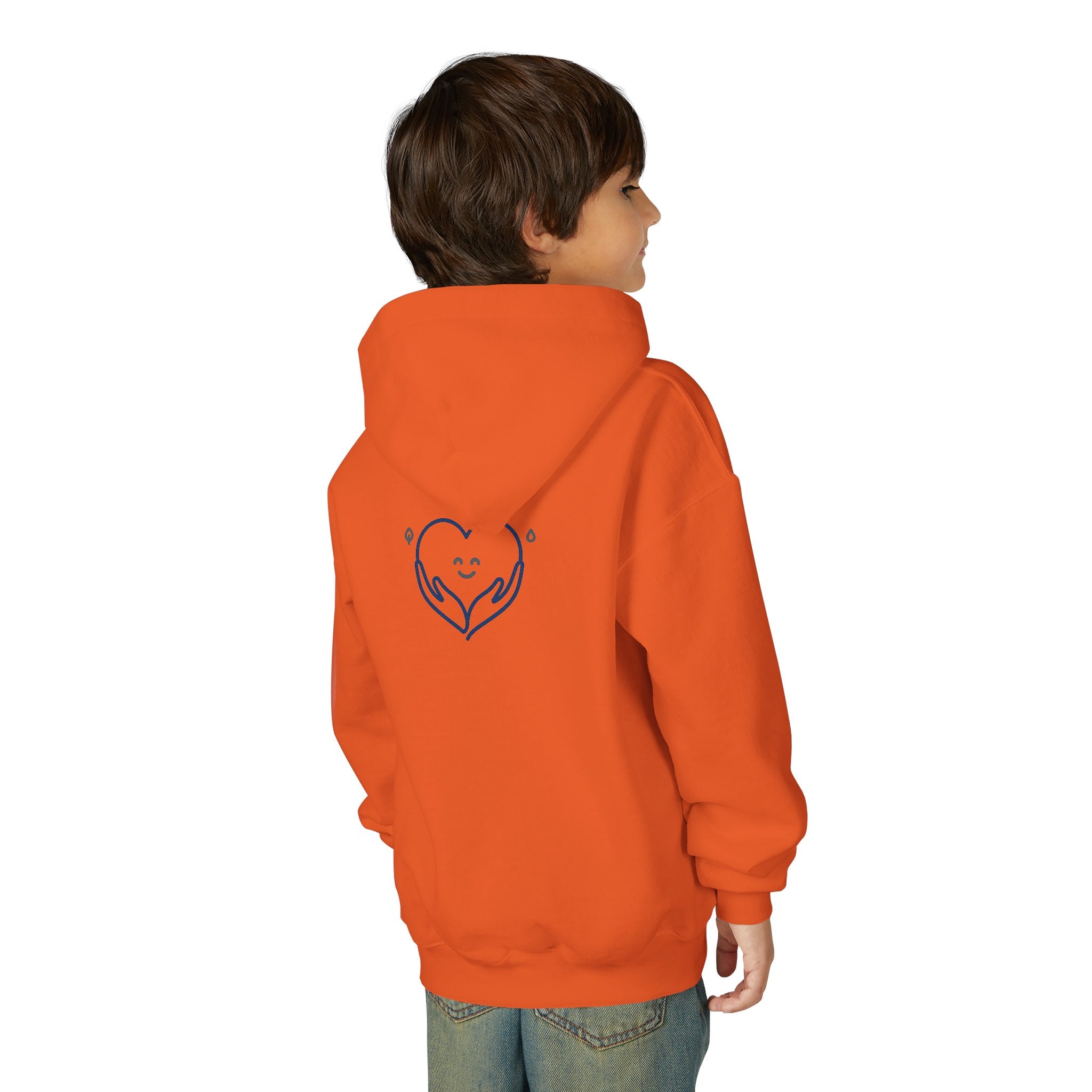 Youth Hoodie – “Kindness Changes Everything” Inspirational Kids Pullover