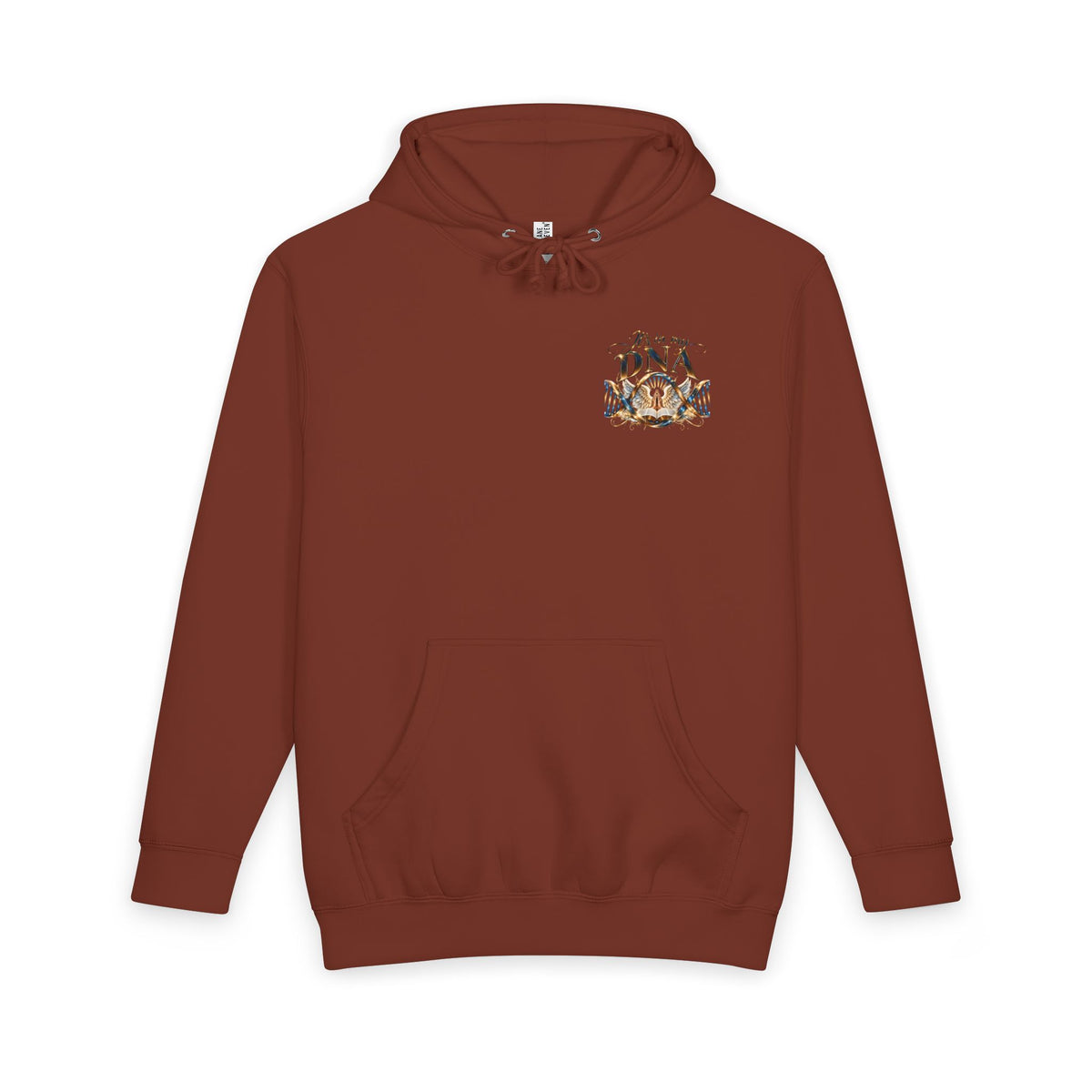 It's in My DNA Christian Hoodie | Heavyweight Faith Pullover with Bible & Praying Hands