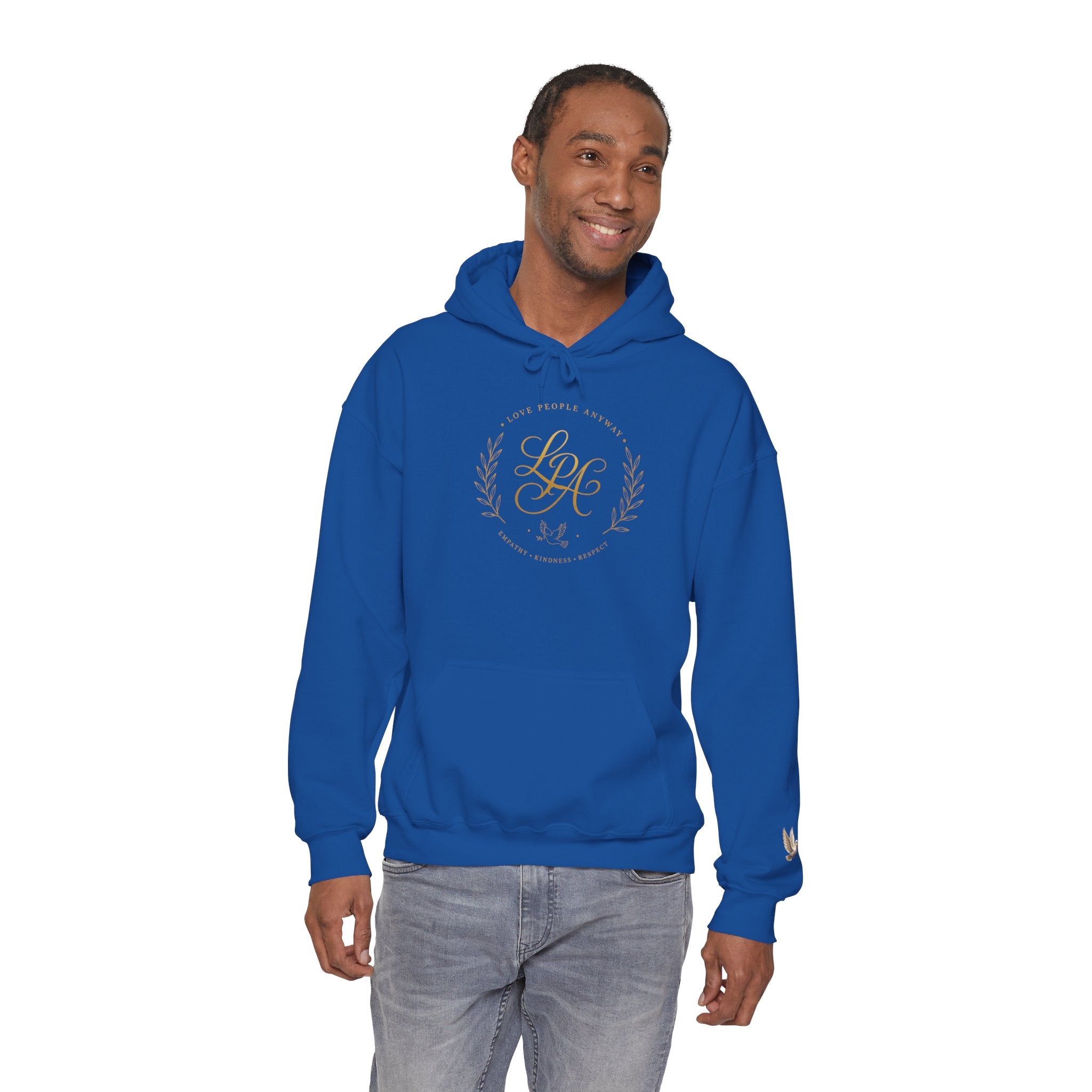 Love People Anyway Hoodie | Inspirational Christian Hooded Sweatshirt | Faith Freedom Creations