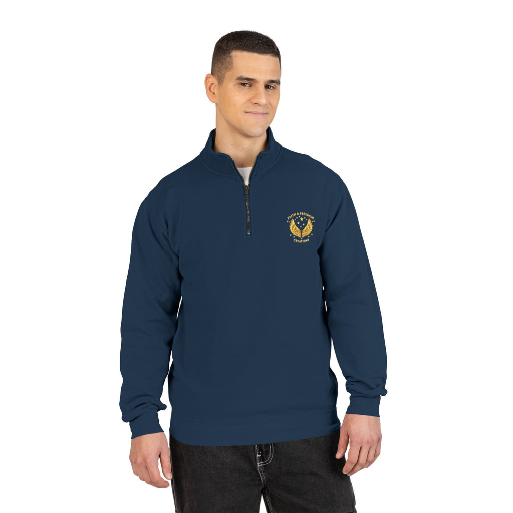 Noah – Quarter-Zip Sweatshirt | “No Room Service — Lots of Rain” Review – Five-Star Faith Series