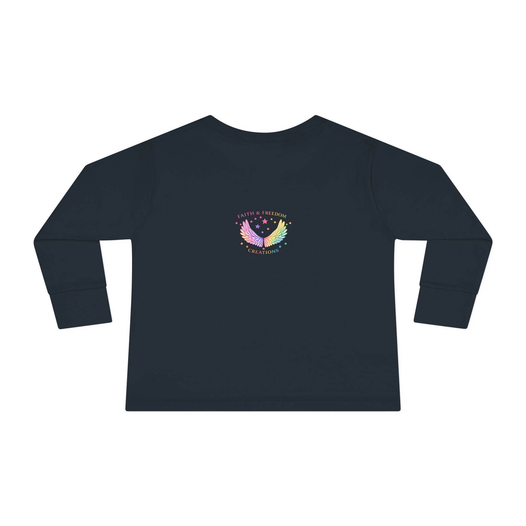 Baby Moon & Owl Toddler Long Sleeve Tee – Pastel Sleepy Moon Nursery Shirt | Cozy Toddler Pajama Style Tee